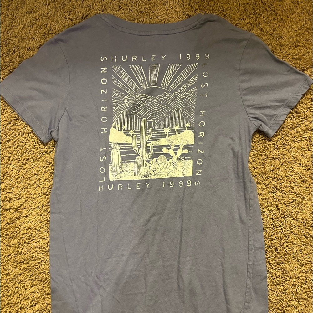 Hurley purple/blue shirt size S, super soft